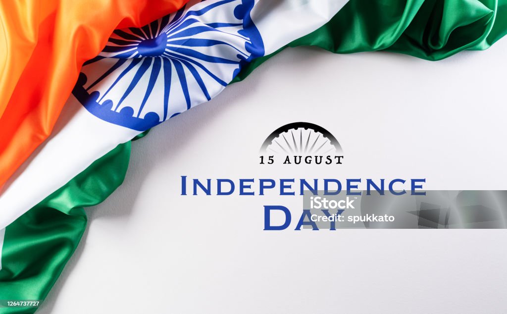 Indian Independence Day Celebration Background Concept Indian Flag On White  Background For Republic Day And Independence Day Stock Photo - Download  Image Now - iStock