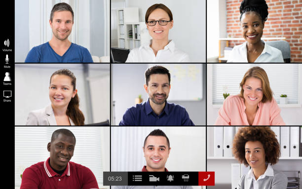 istock Online Video Conference Meeting Group Call 1264742160