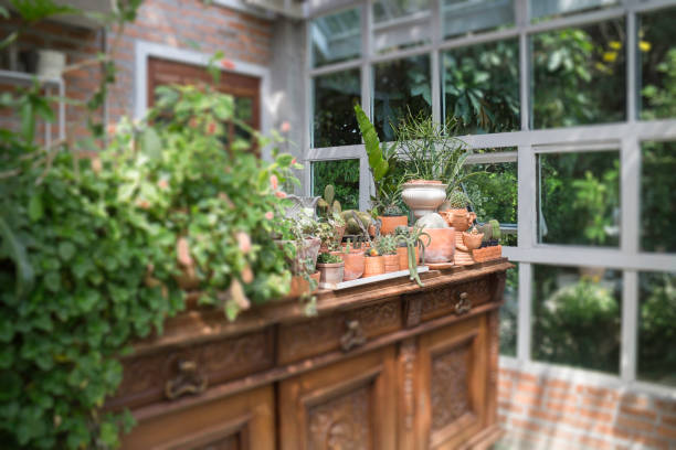 istock Interior decoration green eco environmental style 1264751506