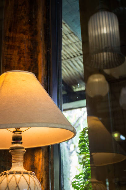 istock Bedside Lamp In Warm Tone Living Room 1264756188