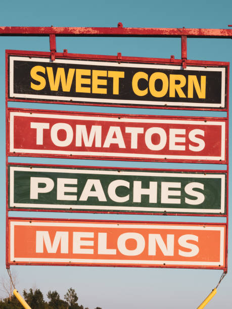istock Harvest - Fresh Produce Sign 1264761920