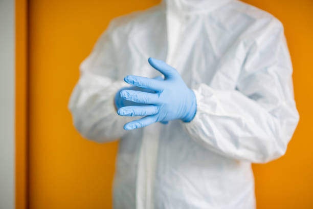 istock A male doctor wearing protective gear. 1264769427