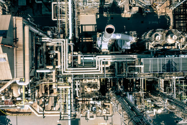 istock Drone view of Chemical Plant 1264773329