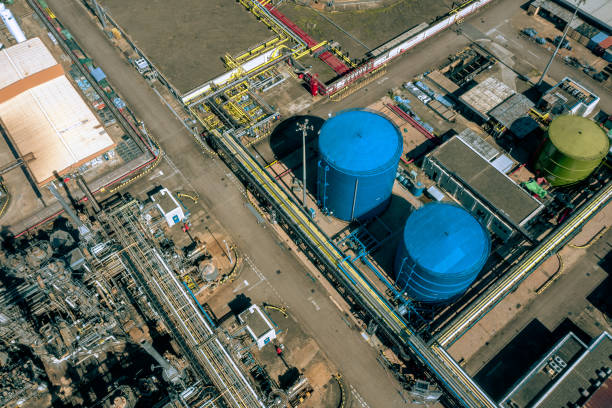 istock Drone view of Chemical Plant 1264773368