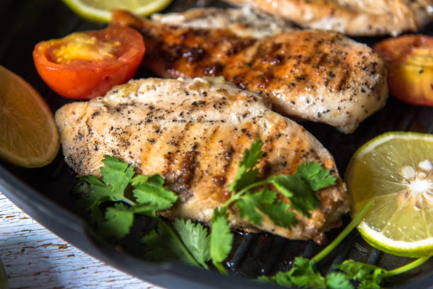 istock Close up of Chicken steak 1264779768