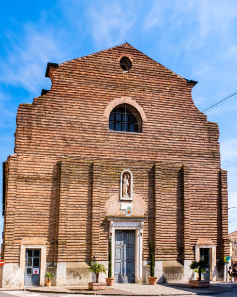 itália - rovigo, a catedral - rovigo - fotografias e filmes do acervo