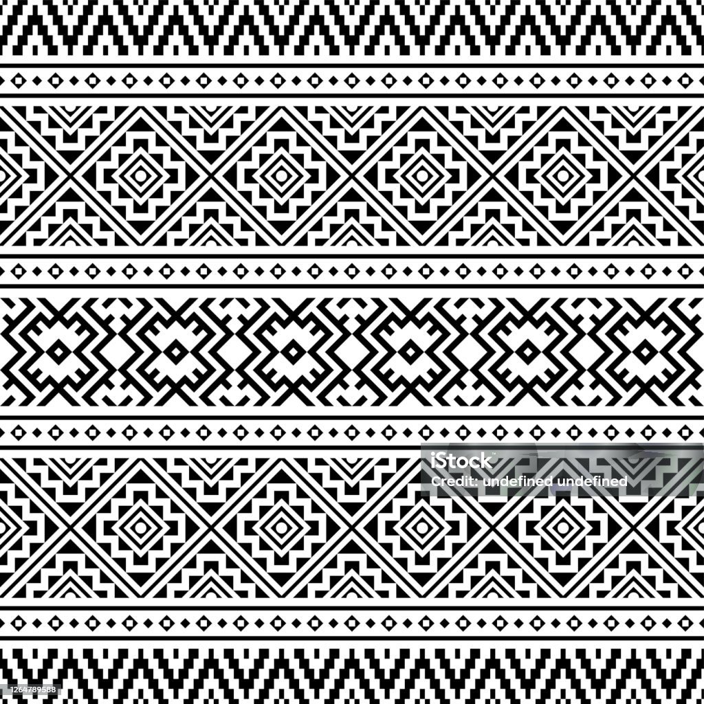 Aztec Texture Background Traditional Aztec Seamless Pattern Design Texture Background Stock ...