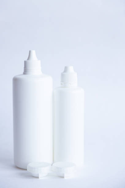 istock Contact lenses lens care products 1264789713