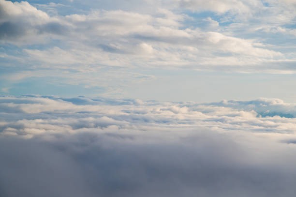 istock White cloud fog on morning sky nature background 1264794966