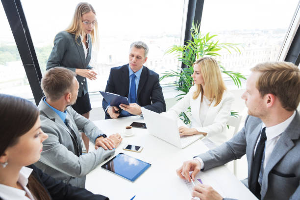 istock Business people at meeting 1264803167