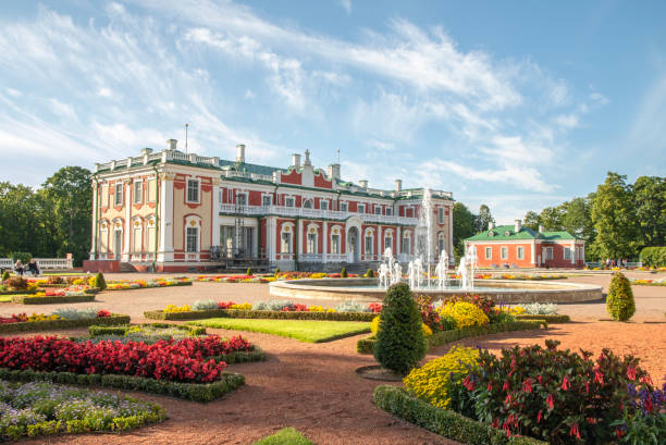 Kadriorg palace in Tallinn, Estonia stock photo
