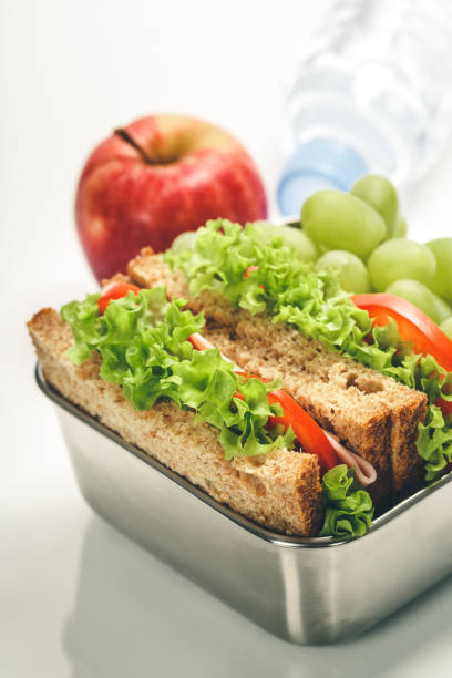 istock Lunch box with food ready to go 1264806462