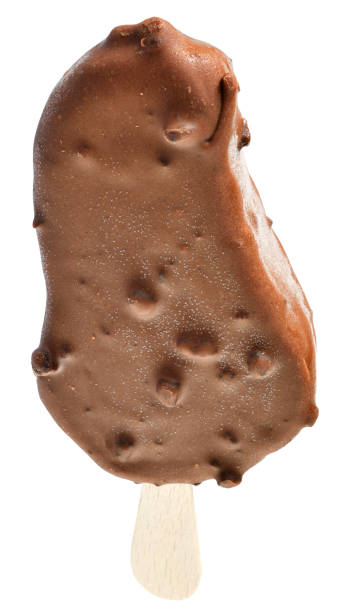 istock Ice cream on a stick covered in chocolate 1264815471