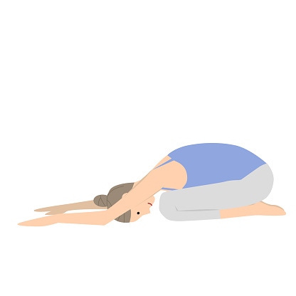 Vector illustration of yoga pose