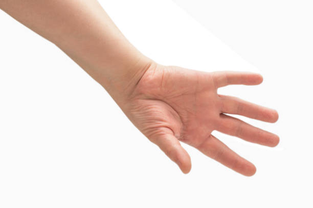 istock Male hand isolated on white background. 1264828667