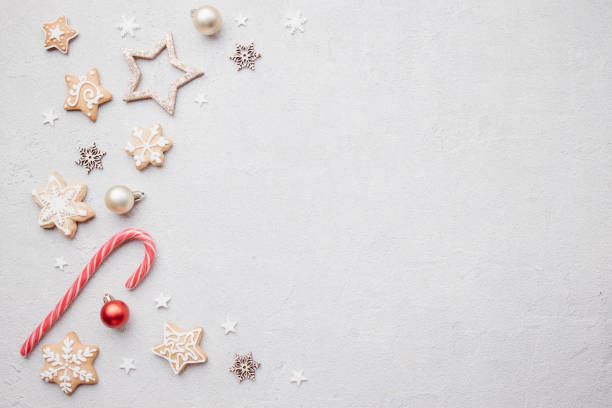 istock Christmas and New Year greeting card mockup 1264830228