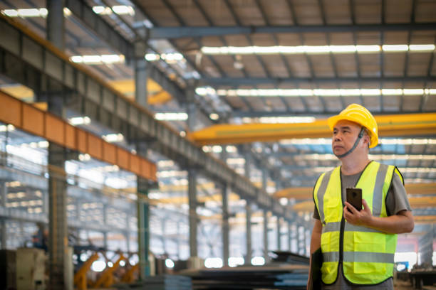 istock A male worker in the factory. 1264843028