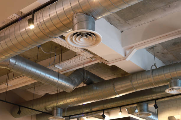 istock Air conditioning Ventilation Ducts in building stock 1264845869