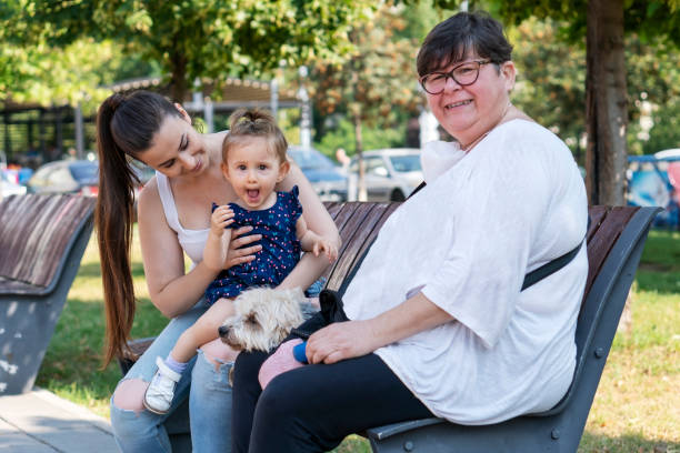 istock The family in the park 1264848656
