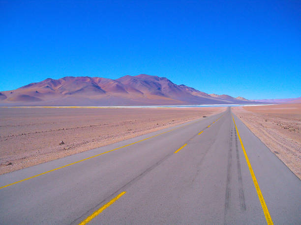 istock A road crosses a barren plain in the central Atacama Desert 1264849465