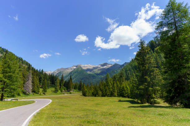 istock Mountain landscape along the road to Crocedomini pass 1264851619