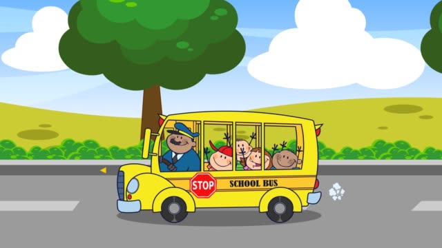571 Bus Cartoon Stock Videos and Royalty-Free Footage - iStock | Yellow bus  cartoon, Transit bus cartoon, School bus cartoon