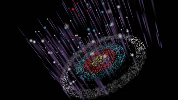 istock Raining towards the target abstract 3D rendering and 3d illustration 1264860512