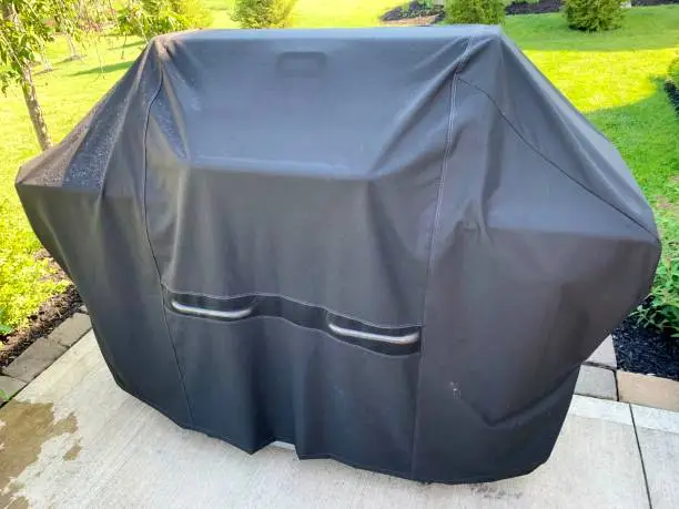 Photo of Grill with black cover