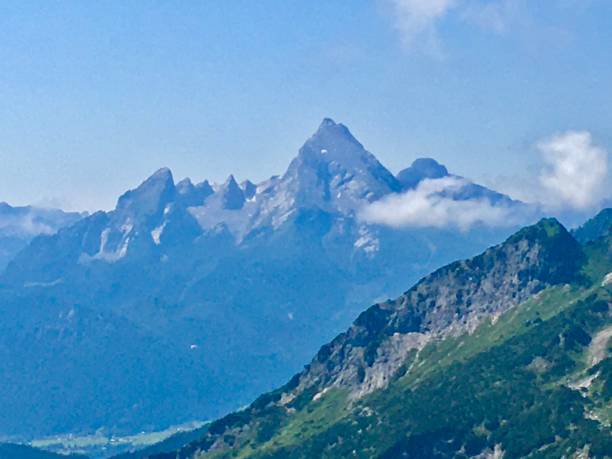 istock View from mount Untersberg to mount Watzmann (Salzburg, Austria, Europe) 1264862622