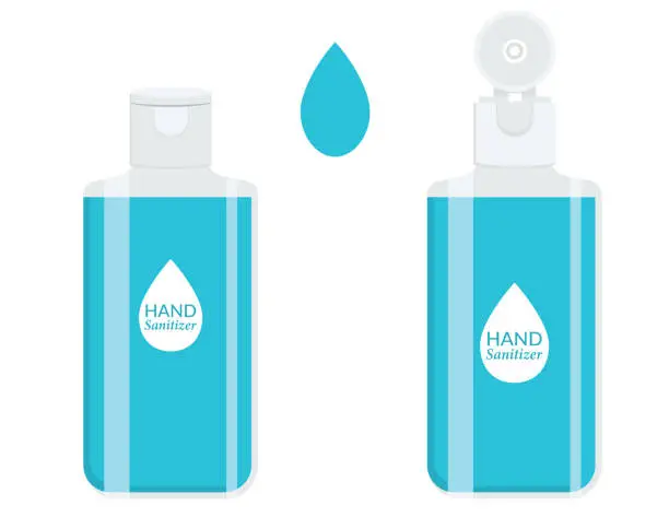 Vector illustration of Hand Sanitizer