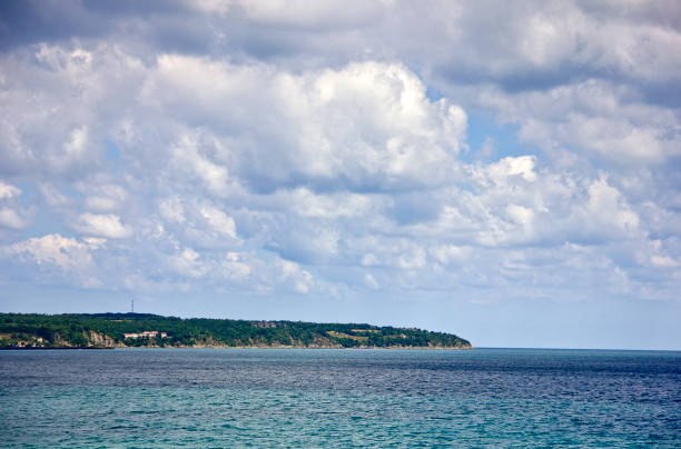 istock Sandy beach on the Black Sea coast 1264867218