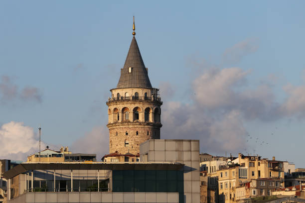 istock Galata Tower in Beyoglu District, Istanbul City, Turkey 1264887175