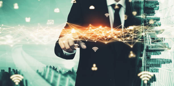 istock The modern creative communication and internet network connect in smart city 1264909511