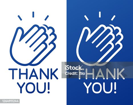 istock Thank You Clapping Hands Celebration Appreciation 1264911244