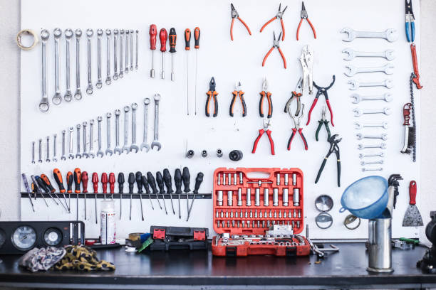 istock Tool Kit and Repair Kit, industry 1264915381