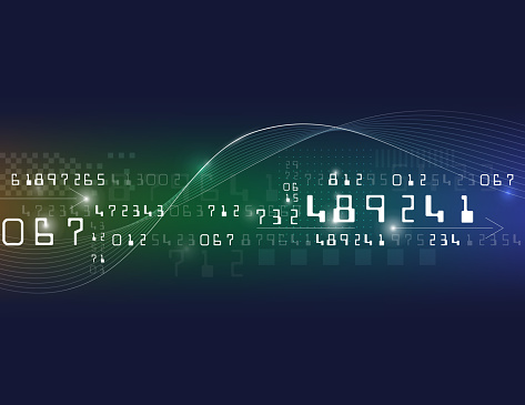 Digital Code Values Digital Codes Stock Illustration - Download Image Now - Encryption ...