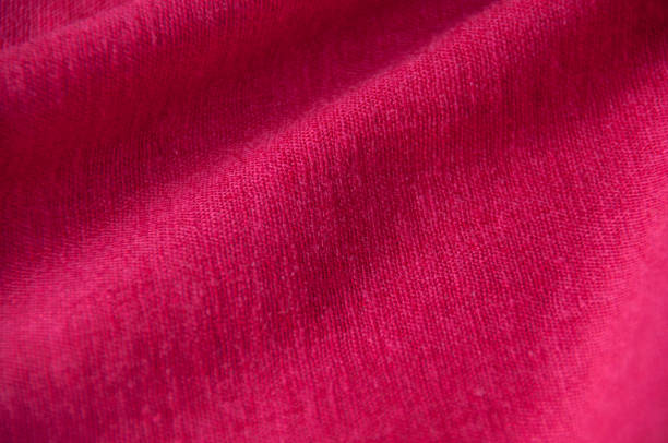 istock Red linen background with small tails 1264935918
