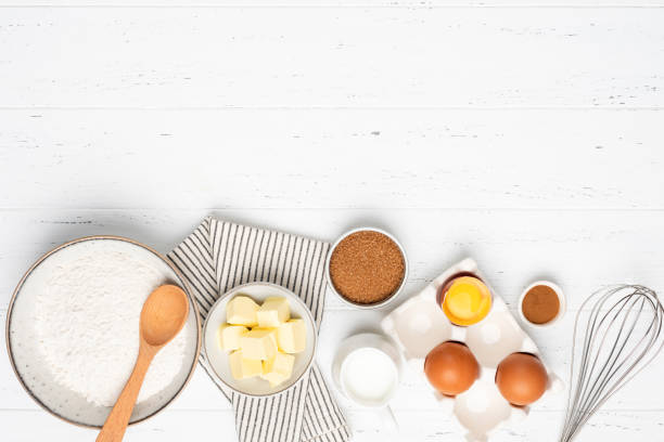 istock Ingredients for baking and cooking, sweet bakery 1264938706
