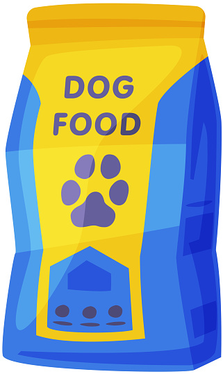 Dog Food Packaging Pet Animal Dry Canned Food Bag Cartoon Style Vector Illustration On White Background Stock Illustration - Download Image Now - iStock Dog Food Packaging Pet Animal Dry Canned Food Bag Cartoon Style Vector Illustration On White Background Stock Illustration - Download Image Now - iStock