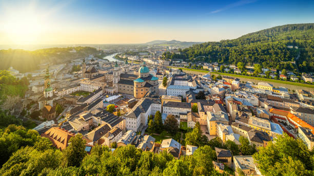 잘츠부르크 - salzburg austria travel destinations famous place 뉴스 사진 이미지