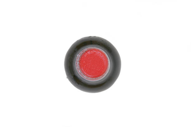 istock Top view of Alcoholic drink bottle 1264974218