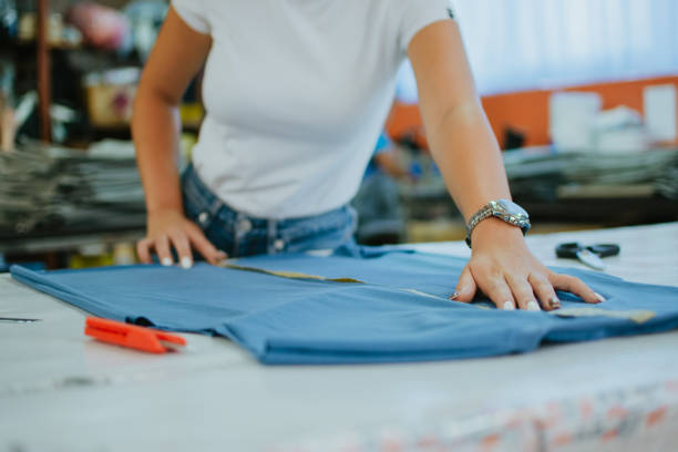 istock Young fashion designers talking about layout 1264983349