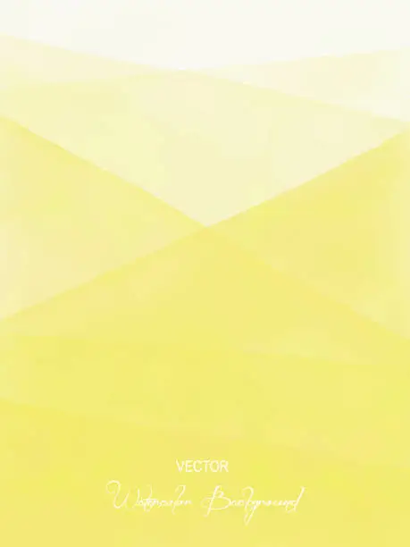 Vector illustration of Watercolor Yellow Gradient Abstract Background. Design Element for Marketing, Advertising and Presentation. Can be used as wallpaper, web page background, web banners.