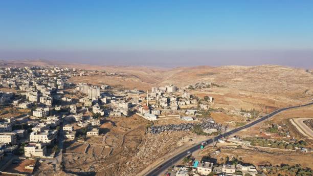 istock Hizma Town Surrounded by Securty wall in North Jerusalem 1264987474