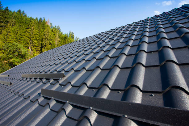 istock new house construction with roof on building 1265000421