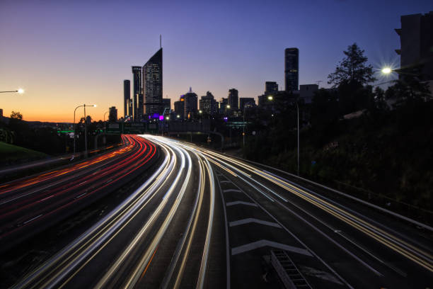 istock Brisbane City skyline sunset 1265001385