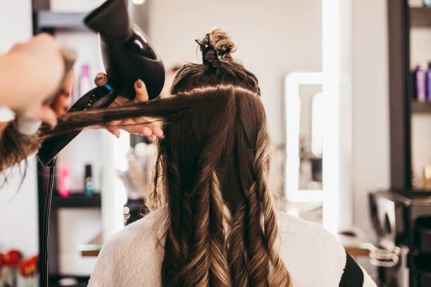 istock Woman at hair salon 1265004035
