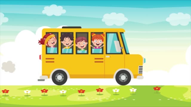 571 Cartoon Bus Stock Videos and Royalty-Free Footage - iStock | Cartoon bus  driver, Cartoon bus stop