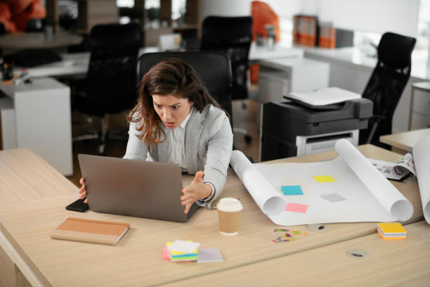 istock Beautiful young businesswoman working on projects. 1265008868