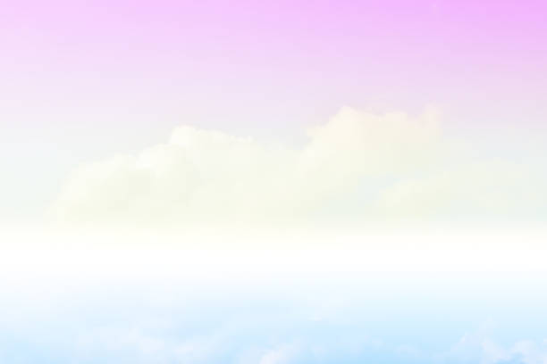 istock Blue sky white cloud white background. Beautiful sky and clouds in the afternoon. 1265011376
